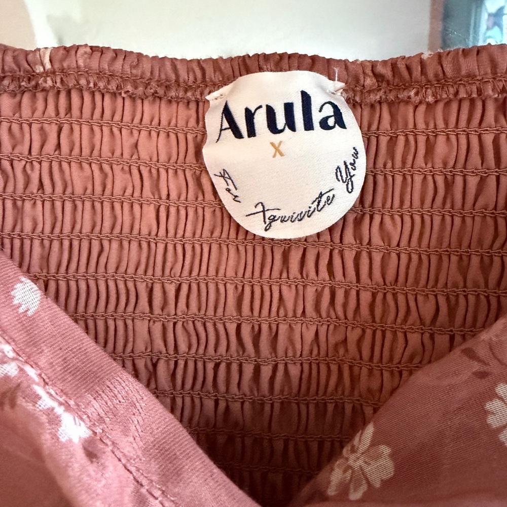 Arula Floral Pink Top - Picture 3 of 4